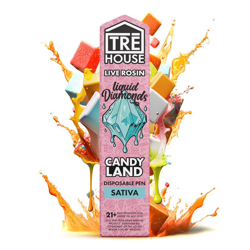 Live Rosin Liquid Diamonds Vape Pen - Candyland – Sativa – 2g