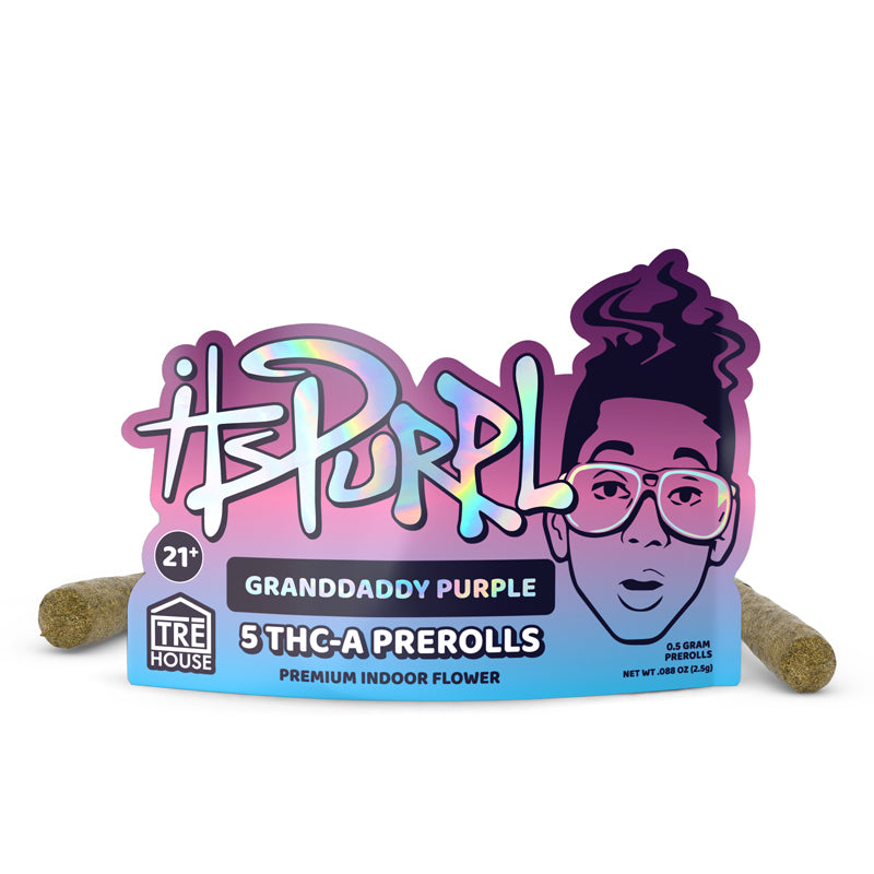 ItsPurpl Granddaddy Purple THCA Prerolls
